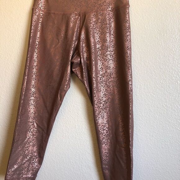 Lola Getts Women’s Bottoms Capris In Rosegold With Circles Small EUC - Picture 2 of 10